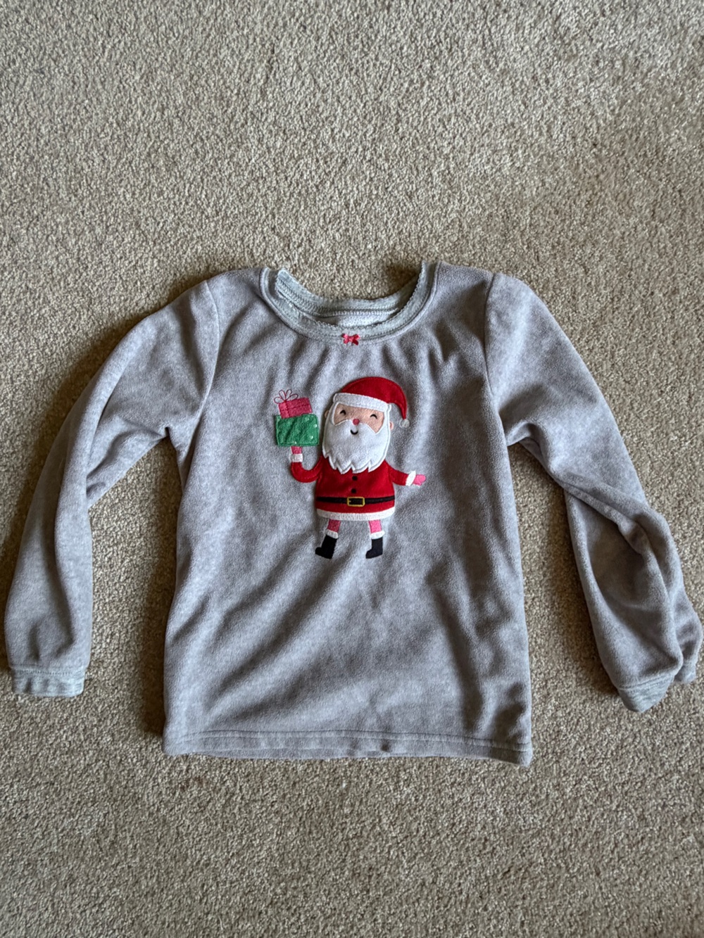 Carters Christmas PJ Top
